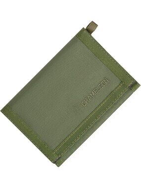 Tactical Men's Trifold Nylon Wallet - Slim Canvas ID Holder with Zipper Pocket